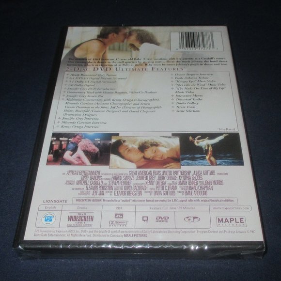 Dirty Dancing 2-Disc Ultimate Edition DVD (unopened) - Picture 2 of 4
